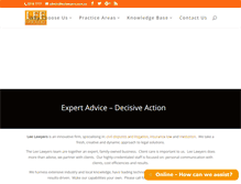 Tablet Screenshot of leelawyers.com.au